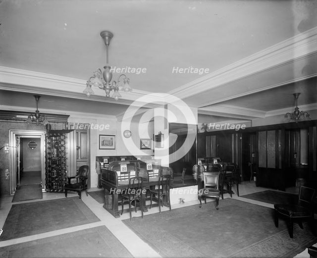 Safe deposit vault, Temple Place branch, Old Colony Trust Company, Boston, Mass., 1913 April. Creator: Unknown.