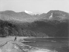 Safe or Happy Cove, head of Lake Te Anau, 1889. Creator: Burton Brothers