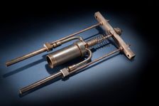 Safety Valve, Rocket Engine, Liquid Fuel, R.H. Goddard, 1930s. Creator: Robert Goddard