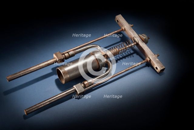 Safety Valve, Rocket Engine, Liquid Fuel, R.H. Goddard, 1930s. Creator: Robert Goddard.