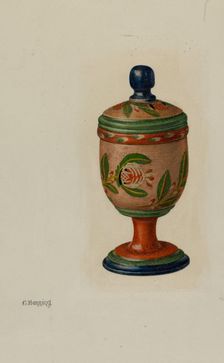 Saffron Box, c. 1941. Creator: Charles Henning