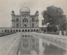 Saftar Jung Tomb, Delhi, c. 1890s. Creator: A. W. A. Plâté Studio (Ceylonese), studio of