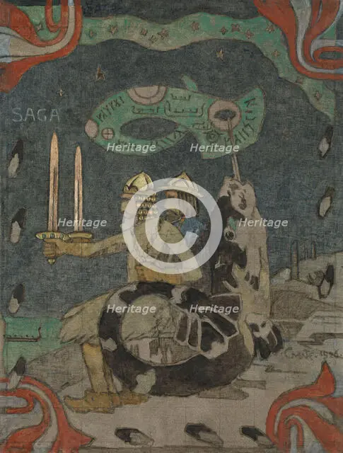 Saga, 1926. Creator: Gerhard Munthe.