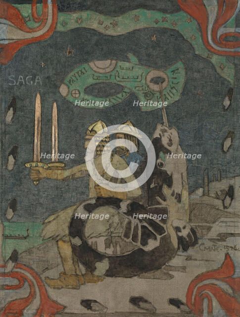Saga, 1926. Creator: Gerhard Munthe.