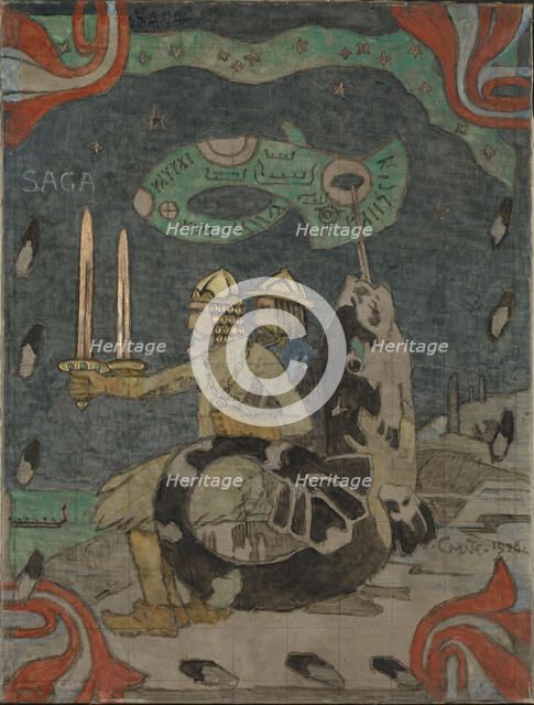 Saga, 1926. Creator: Munthe, Gerhard (1849-1929).