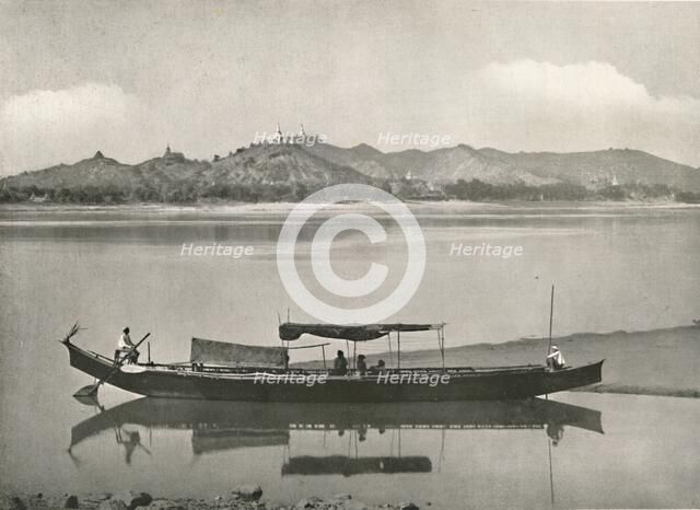 'Sagaing, on the Irrawaddy - every hill top crowned with a Pagoda', 1900. Creator: Unknown.