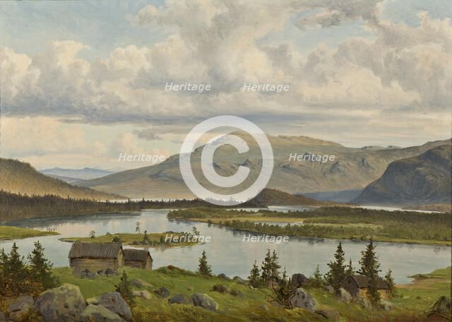 Saggat Swamp Kvikkjokk, 1861. Creator: Per Daniel Holm.