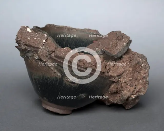 Saggers and Bowl Fragments: Jian ware, 960-1279. Creator: Unknown.