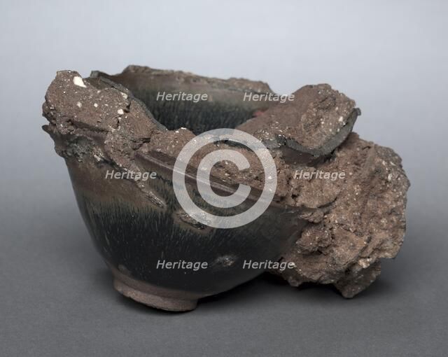 Saggers and Bowl Fragments: Jian ware, 960-1279. Creator: Unknown.