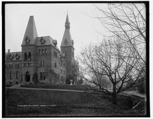 Sage Hall, Cornell University, Ithaca, N.Y., between 1890 and 1906. Creator: Unknown