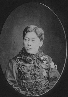 Sagen Ishizuka (1850-1909) at the Age of 26, 1876. Creator: Anonymous