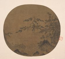 Sages Admiring Waterfall. Creator: Unknown