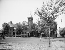 Saginaw General Hospital, Saginaw, Mich., between 1900 and 1910. Creator: Unknown