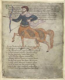Sagittarius, second quarter of 11th century. Creator: Unknown
