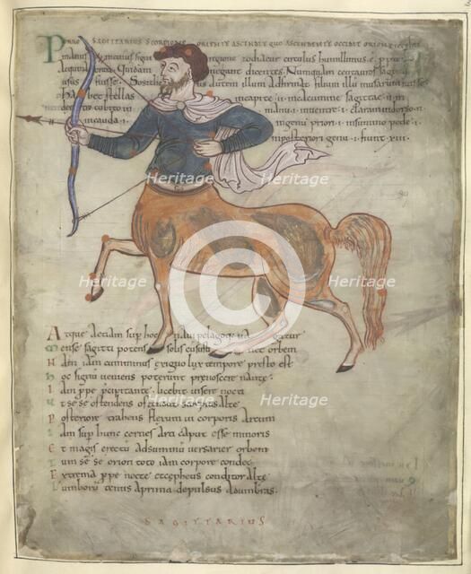 Sagittarius, second quarter of 11th century. Creator: Unknown.