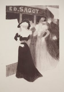 Sagot's Gallery, 1898. Creator: Georges Alfred Bottini (French, 1874-1907)