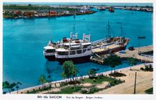 Saigon harbour, French Indochina (Vietnam), 20th century