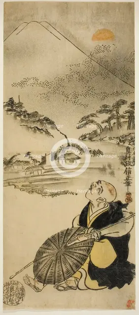 Saigyo Hoshi, 1730s. Creator: Okumura Masanobu.