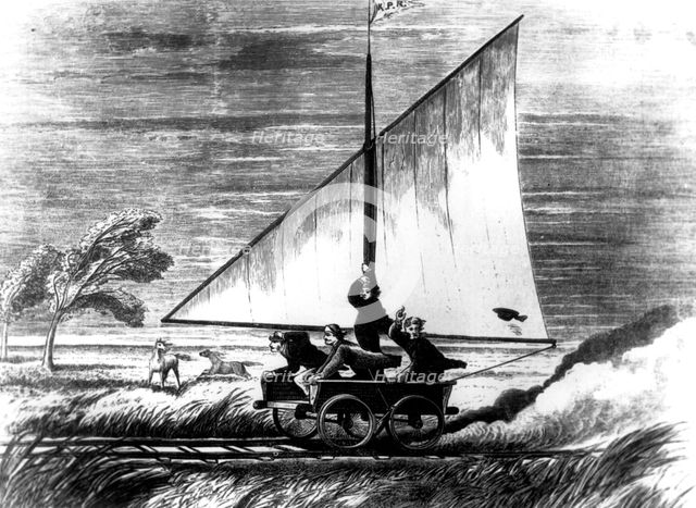 Sail train, c1870. Creator: Unknown.
