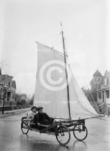 Sail Wagon, Brooklyn, between c1910 and c1915. Creator: Bain News Service.