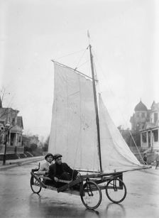 Sail Wagon, Brooklyn, between c1910 and c1915. Creator: Bain News Service