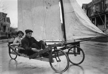 Sail Wagon, Brooklyn, between c1910 and c1915. Creator: Bain News Service