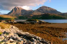 Sail Gharbh and Sail Gorm, Quinag, Highland, Scotland. Creator: Peter Thompson