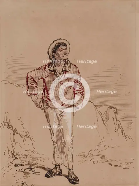 Sailor, 1855-1857. Creator: Paul Gavarni.