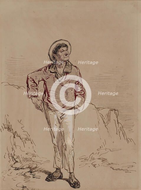 Sailor, 1855-1857. Creator: Paul Gavarni.