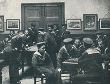 Sailor Boys in the Game Room at the Royal Sailors Rest, Devonport 1901