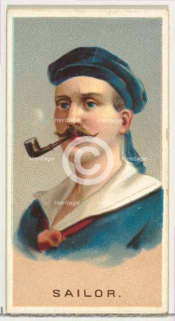 Sailor, from World's Smokers series (N33) for Allen & Ginter Cigarettes, 1888. Creator: Allen & Ginter.