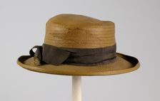 Sailor hat, American, ca. 1860. Creator: Unknown