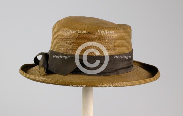 Sailor hat, American, ca. 1860. Creator: Unknown.