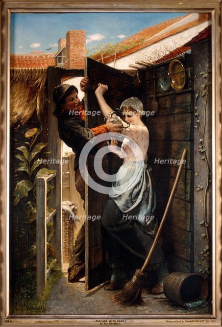'Sailor with Crab', 1874. Artist: Hendricus Jacobus Burgers   