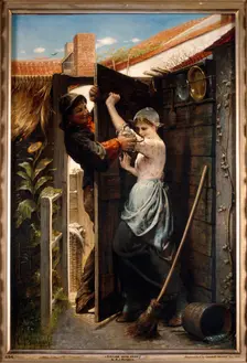 Sailor with Crab 1874. Artist: Hendricus Jacobus Burgers