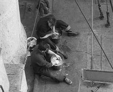 Sailors Washing on a Ship, 1943. Creator: British Pathe Ltd