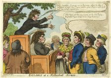 Sailors at a Methodist Sermon, 1819. Creator: Unknown