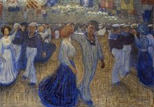 Sailor's Ball, 1909. Creator: Jansson; Eugène (1862-1915)