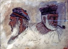 Sailors (Francesc Bordas and Miquel Dareny), c1910. Creator: Dionisio Baixeras y Verdaguer