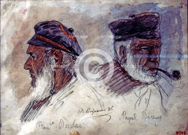 'Sailors' (Francesc Bordas and Miquel Dareny), c1910. Creator: Dionisio Baixeras y Verdaguer.