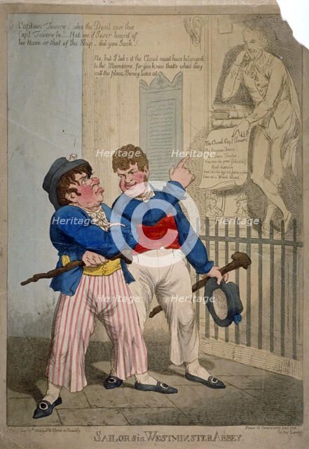 'Sailors in Westminster Abbey', 1804 Artist: Anon