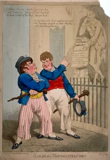 Sailors in Westminster Abbey 1804 Artist: Anon