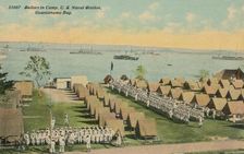 Sailors in Camp, US Naval Station, Guantanamo Bay, c1911