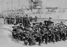 Sailor's shore drill, between c1910 and c1915. Creator: Bain News Service