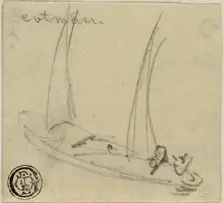 Sailboat, n.d. Creator: John Sell Cotman