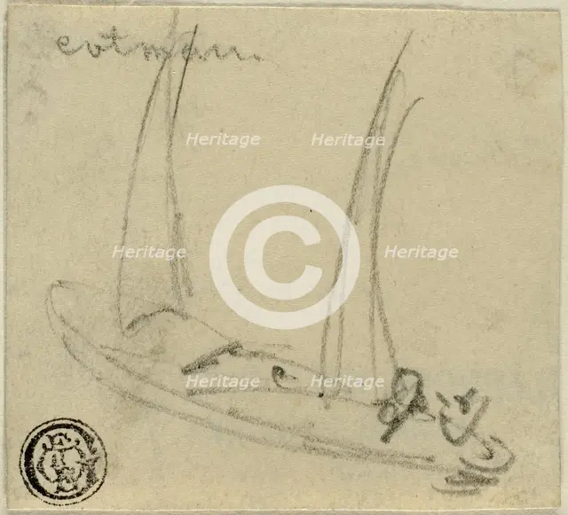 Sailboat, n.d. Creator: John Sell Cotman.