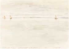 Sailboats on Southampton River, 1819. Creator: John Linnell the Elder