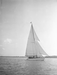 Sailing yacht Blue Peter 1934. Creator: Kirk & Sons of Cowes
