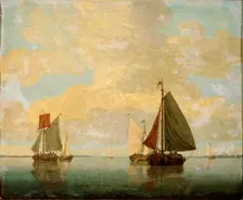 Sailing Boats 17th century. Artist: Willem van de Velde the Younger