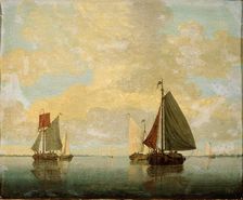 Sailing Boats 17th century. Artist: Willem van de Velde the Younger